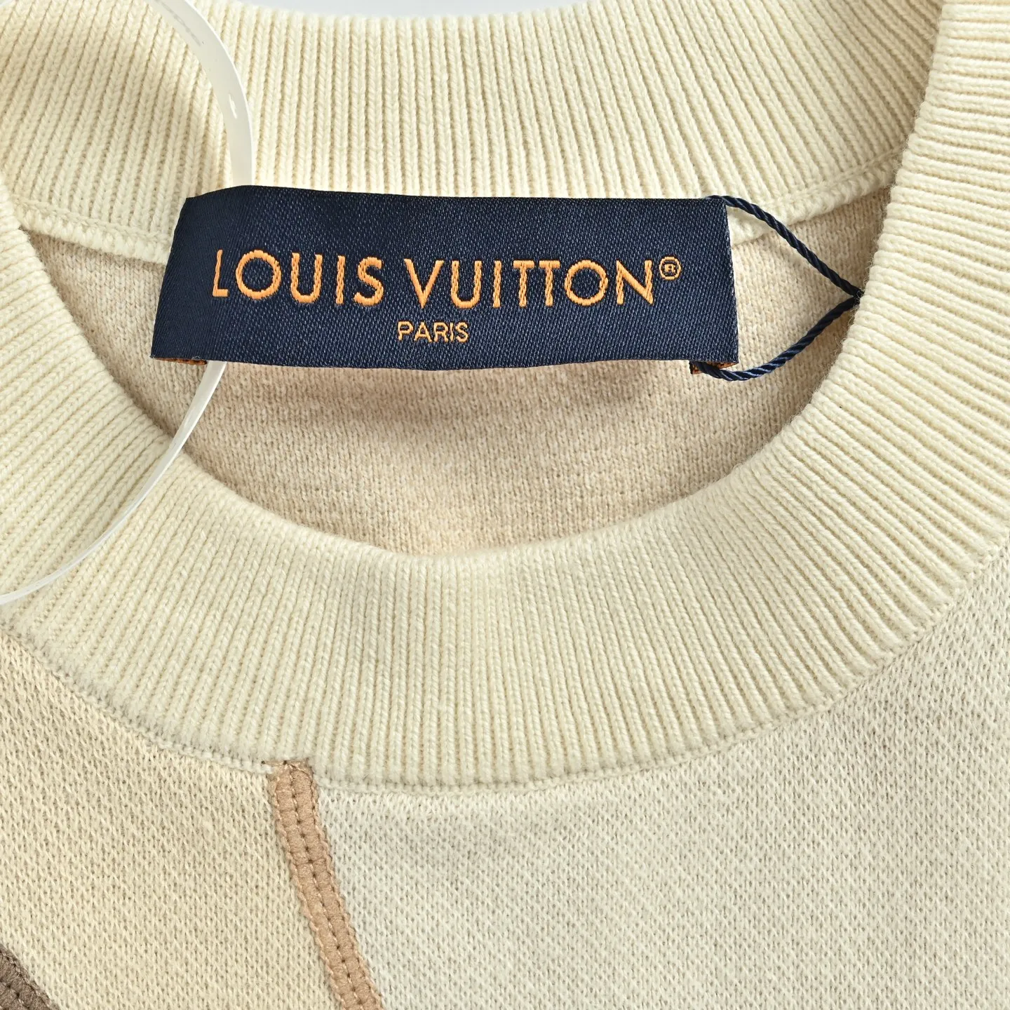 Louis Vuitton/Louis Vuitton presbyopia four-leaf clover jacquard knitted short-sleeve